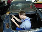 Ein Volvo P1800 wird geschlachtet Bild P1800