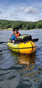 Im Packraft auf dem stürmischen Rursee