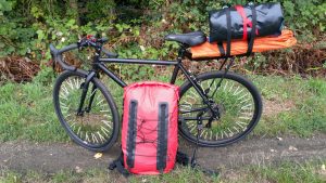 Mein Gravelbike mit Gepäck - also Bikepacking