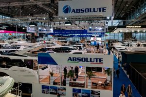 Überblick übe die Boote in Halle 6 der Messe