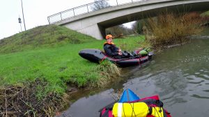 Es geht los: ab aufs Wasser mit dem Boot