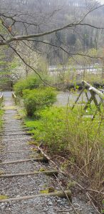 Die ersten Treppen auf dem Weg zum Trekkingplatz